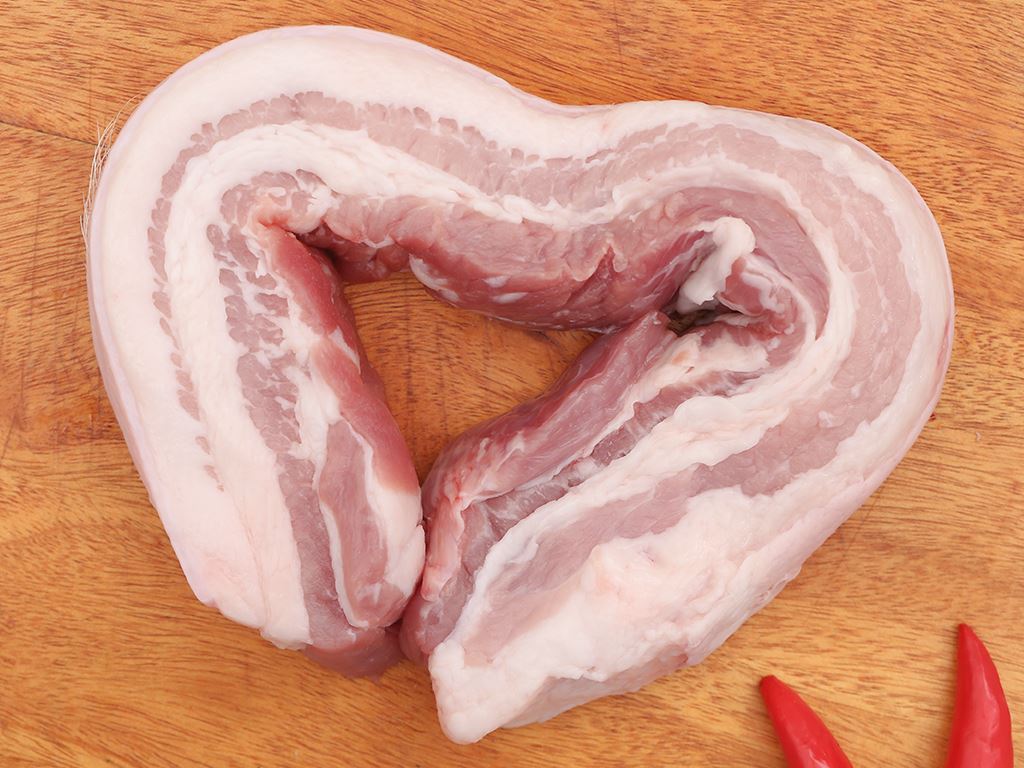 Ba rọi heo túi 500g 1