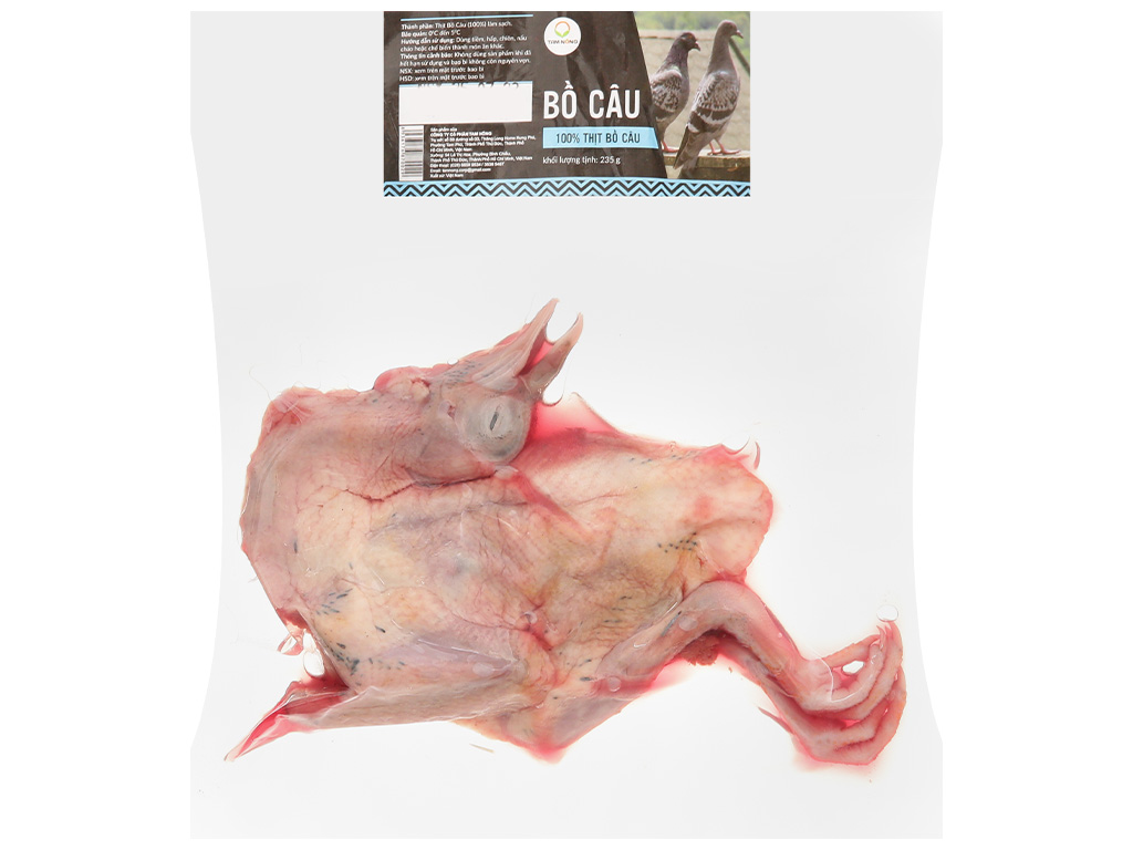 Bồ câu nguyên con 235g 2