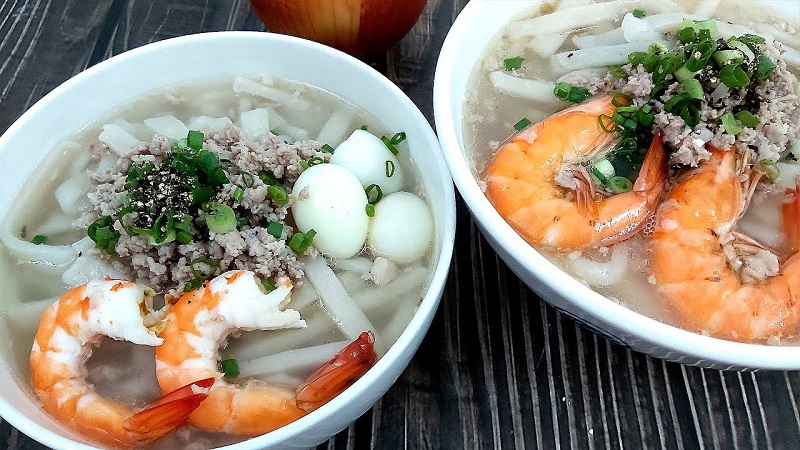 Nấu bánh canh thịt bằm thơm ngon