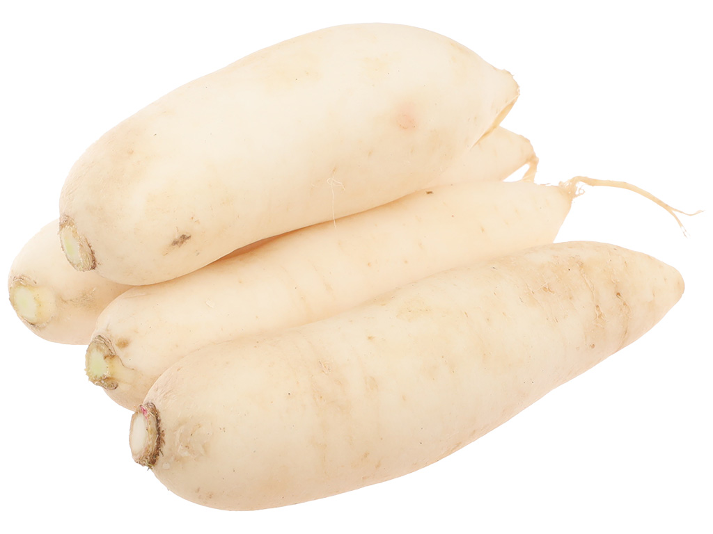Củ cải trắng túi 500g (2 - 5 củ) 6