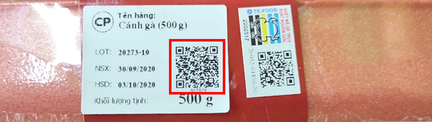 Chân gà C.P khay 500g (10-12 cái) 2