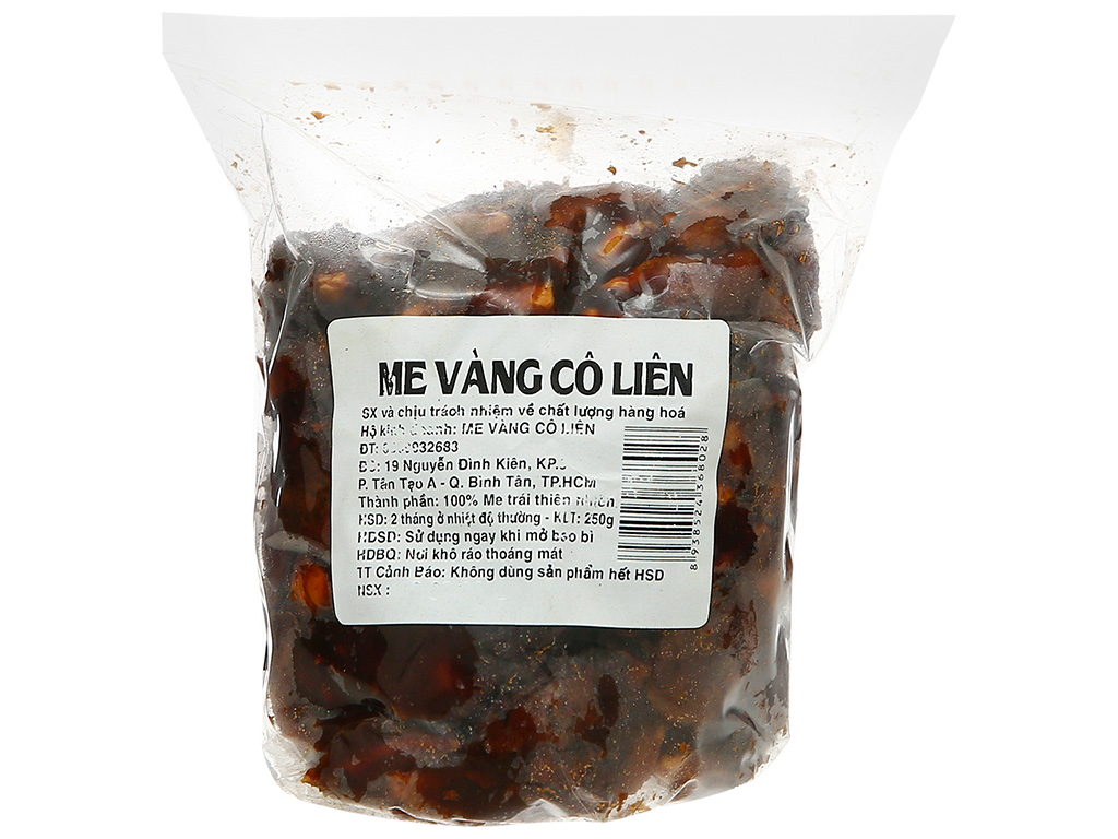 Me chua vắt gói 250g 2