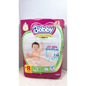 Bỉm - tã quần Bobby cỡ đại Size XL/4b*(62+8)