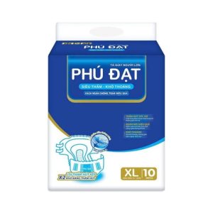 Bỉm- tã giấy người lớn Phú Đạt chống tràn M/L/10*10