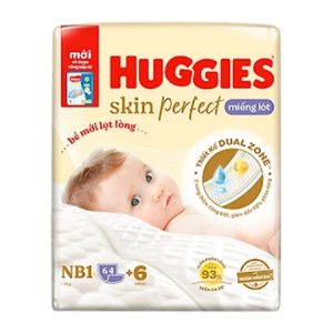 Miếng lót Huggies NB1/8b*(64+4 miếng)