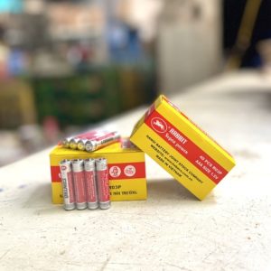 Pin điều khiển(pin đũa hộp vàng) Con thỏ/25 hộp/40 cái