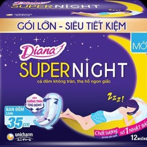Băng vệ sinh Diana ban đêm 35cm/8b*6gói