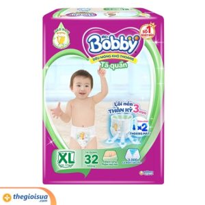Bỉm - tã quần Bobby size XL/4*(32+4) miếng