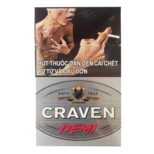 Thuốc lá Craven Demi(Mèo bạc) nhỏ/10 bao