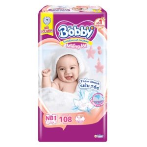 Miếng lót Bobby NB1 bịch đại/4b*108 miếng