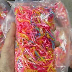 Dây chun buộc tóc Màu / 100g