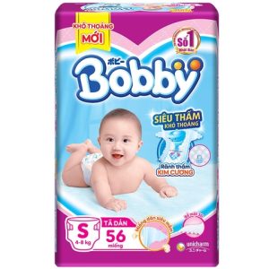 Tã dán sơ sinh Bobby đại size S (54miếng)