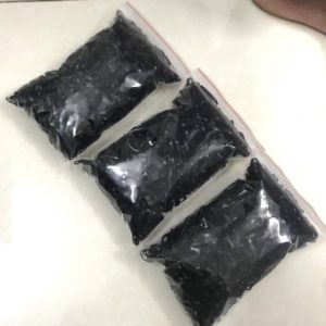 Dây chun buộc tóc đen gói 100g