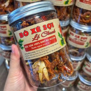 Bò Xé Sợi Lá Chanh