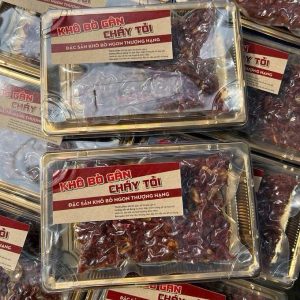 Khô Bò Gân Cháy Tỏi