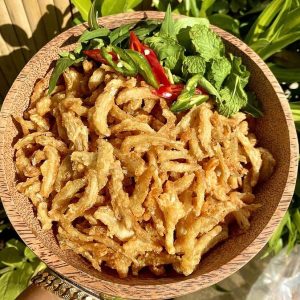 Cá cơm tỏi ớt chiên giòn