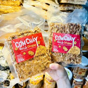 Cơm cháy gạo lứt chà bông