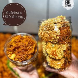 Nếp mắm kẹo mix khô gà bơ