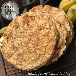 Bánh Tráng Chuối Nướng