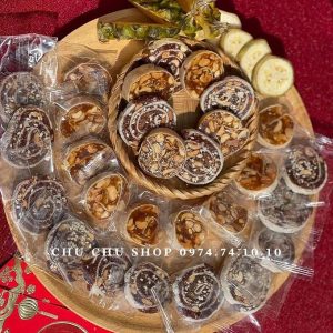 Kẹo Khóm Cuộn Mix Chuối Cuộn