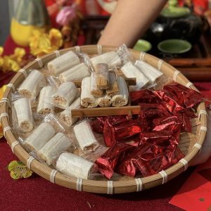 Kẹo Dồi Lạc Mix Kẹo Đậu Phộng