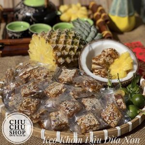 Kẹo khóm đậu mix dừa non