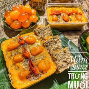 Mắm chưng trứng muối